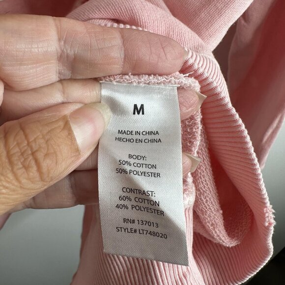 Wildfox Sweatshirt Womens Medium Pink Extra Dirty Martini Graphic Pullover Top - Picture 10 of 14